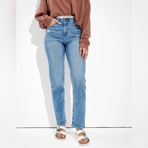 American Eagle Outfitters Light Blue Straight Leg Jeans